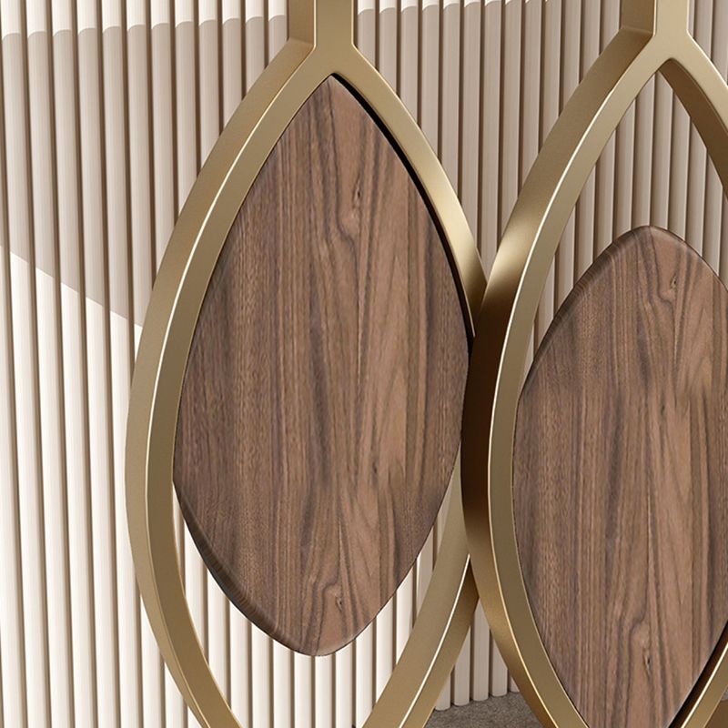 Tavolino glam di glam mezza luna resistente ai graffi resistenti alle macchie