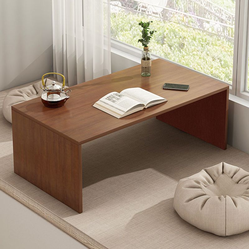 Zeitgenössischer Stil Engineered Wood Schreibtisch Rechteck Schlittenbasisschreibtisch für Home Office