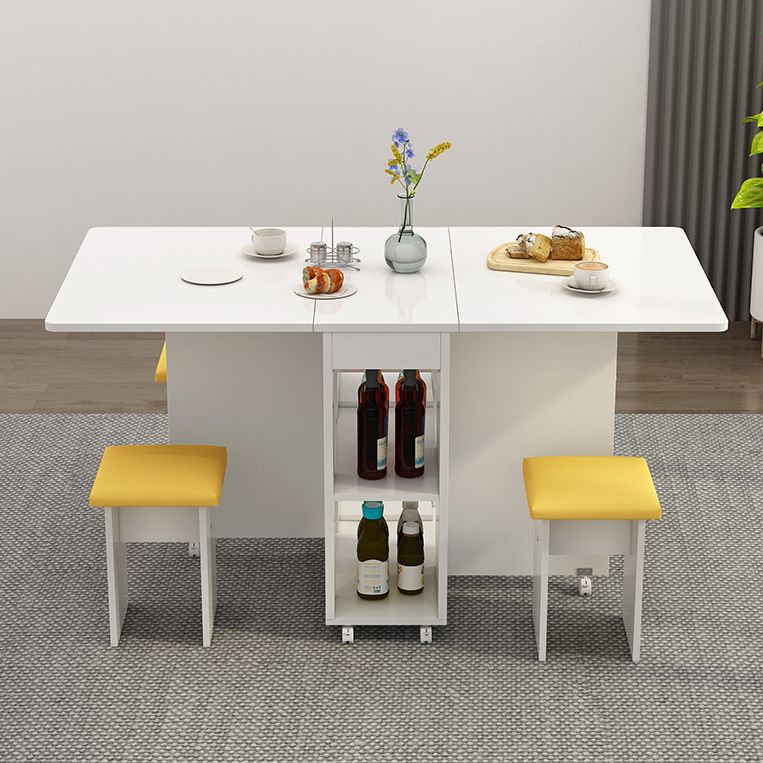 Contemporary Faux Marble Multifunction Table Single Rectangle Table (table only) Clearhalo ' dining_table' 'Dining Tables & Seating' 'Dining Tables' 'furn' 'furn_dining_table' 'Furniture' 'furniture_dining_table' 'Kitchen & Dining Furniture' 'kitchen&dining_furn' 'kitchen' 'kitchen_dining_table' 1200x1200_aec2777e-ff8d-4bbb-81e5-3161f421fc25