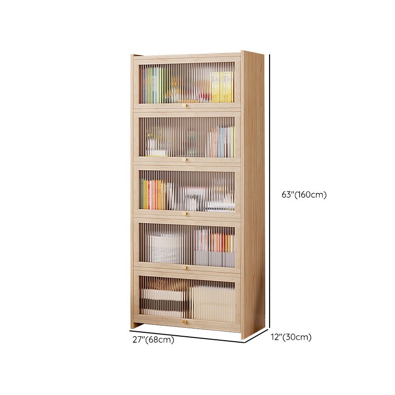 Natural Contemporary Cabinet, Solid Wood Accent Cabinet with Doors Clearhalo 'Cabinets & Chests' 'cabinets_chests' 'furn' 'furn_cabinets_chests' 'Furniture' 'Living Room Furniture' 1200x1200_aec3aaf8-6aba-461f-992a-3afd13133437