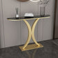 Tavolo di accento console contemporanea Antique Finitura Malf Moon Console Table