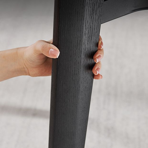 Contemporary Collapsible Sintered Stone Dining Room Table with 4 Solid Wood Legs Kitchen Dining Set Clearhalo 'Dining Room Sets' 'Dining Tables & Seating' 'dining_room_set' 'furn' 'furn_dining_room_set' 'Furniture' 'furniture_dining_room_set' 'Kitchen & Dining Furniture' 'kitchen&dining_furn' 'kitchen' 1200x1200_aec5274a-0dd1-4710-82a7-6f3c03c7a54b