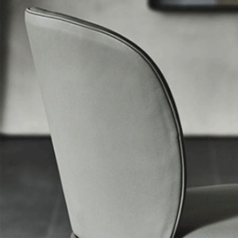 Moderne eetkamerstoelen armloze eetkamerstoelen met metalen benen voor keuken