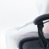 Sedia da scivolo moderna armi imbottiti nessuna sedia ergonomica angosciante con ruote