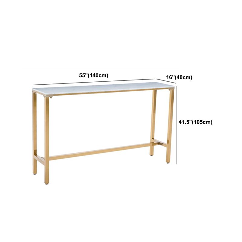 Glam 1/2/4/7-delige bartafelset Rechthoekige bartafel met metalen hoge krukken