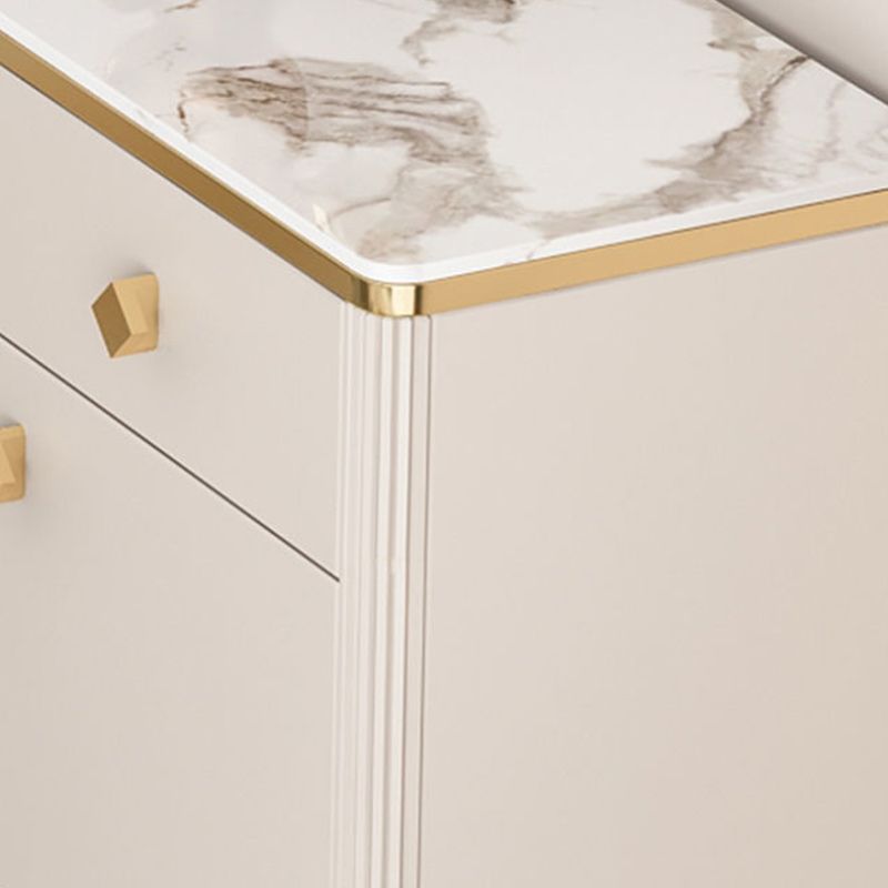 Porte di vetro contemporanee Display mobile per gambe legno per soggiorno