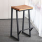 Juego de mesa de bar moderno, juego de altura de mostrador de madera maciza de 1/6 piezas para interior