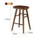 Modern Backless Counter Stool Armless Solid Wood Footrest Bar Stool Clearhalo 'Bar Furniture' 'Bar Stools' 'bar_stools' 'furn' 'furn_bar_stools' 'Furniture' 'Kitchen & Dining Furniture' 1200x1200_aecf36b9-7a28-4d83-8848-d013f4b0d80c
