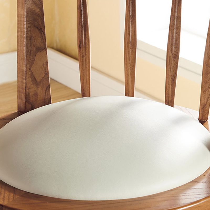 Modern Style Bar Stool Solid Wood Backrest Bar Stools with Swivel