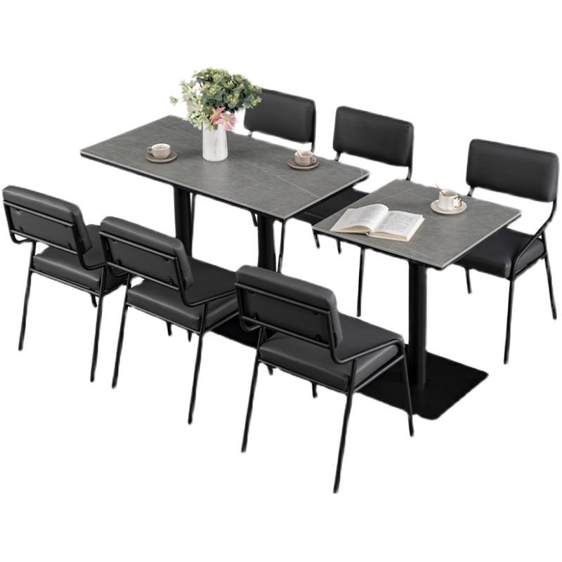 Industrial Dining Room Table Sintered Stone Table with Black Base for Home Kitchen Dinner Clearhalo ' dining_table' 'Dining Tables & Seating' 'Dining Tables' 'furn' 'furn_dining_table' 'Furniture' 'furniture_dining_table' 'Kitchen & Dining Furniture' 'kitchen&dining_furn' 'kitchen' 'kitchen_dining_table' 1200x1200_aed651fe-975f-4648-a53b-6338f4010484