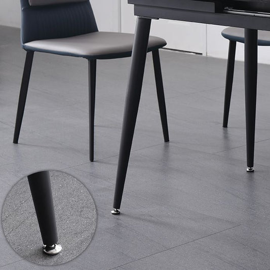 4-foot Stone Dinette Table Industrial Style Rectangle Dining Table with Drop Leaf Clearhalo ' dining_table' 'Dining Tables & Seating' 'Dining Tables' 'furn' 'furn_dining_table' 'Furniture' 'furniture_dining_table' 'Kitchen & Dining Furniture' 'kitchen&dining_furn' 'kitchen' 'kitchen_dining_table' 1200x1200_aed7fd07-7d6a-4202-9e41-e0cb06c52bc9