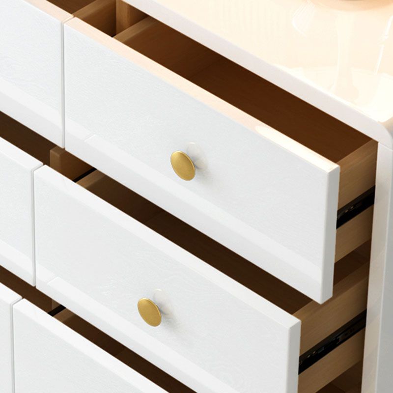 Moderne dressoir kunstmatige hout opbergkist, 31,5-inch hoogte