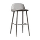 Industrial Style Bar-stool with 4 Legs Low Back PP Seat for Kitchen Bar Clearhalo 'Bar Furniture' 'Bar Stools' 'bar_stools' 'furn' 'furn_bar_stools' 'furniture_bar_stools' 'Kitchen & Dining Furniture' 'kitchen&dining_furn' 'kitchen' 'kitchen_furn' Furniture' 1200x1200_aed8692f-0612-4094-9b65-c938d6191ee6