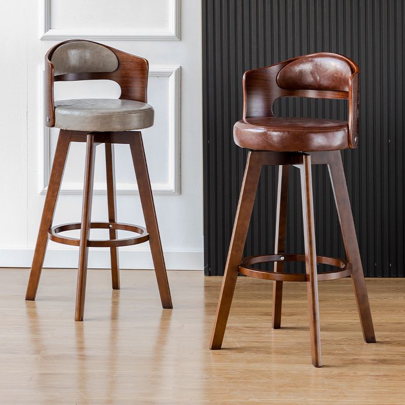 30.4" Scandinavian Bar Barstools Living Room Bar and Counter Stool with Solid Wood Clearhalo 'Bar Furniture' 'Bar Stools' 'bar_stools' 'furn' 'furn_bar_stools' 'furniture_bar_stools' 'Kitchen & Dining Furniture' 'kitchen&dining_furn' 'kitchen' 'kitchen_furn' Furniture' 1200x1200_aee0bb21-5115-4df5-bdb2-08b9d2591224