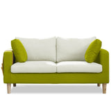 Contemporary Square Arm Couch Faux Leather Loveseat with Pillows Clearhalo 'furn' 'furn_sofas' 'Furniture' 'furniture_sofas' 'Living Room Furniture' 'Sofa' 'sofas' 1200x1200_aee29f94-079b-4000-9258-3ce467e0fbe9