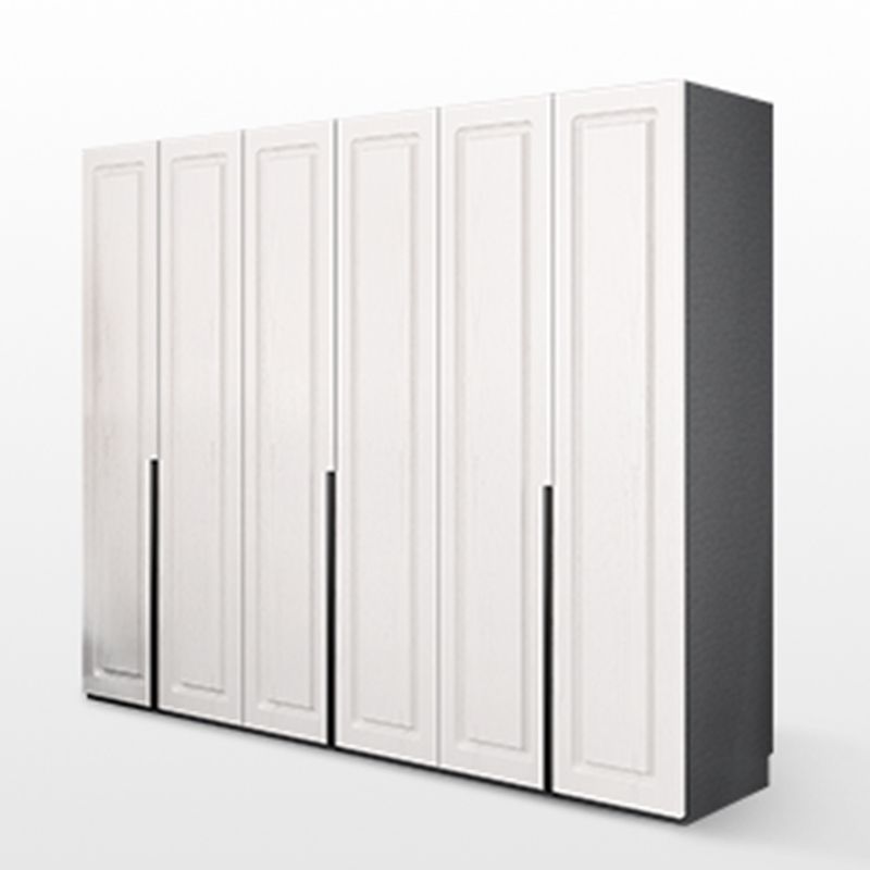 Modern Style Wooden Wardrobe Soft Close Door Wardrobe Closet with Drawer