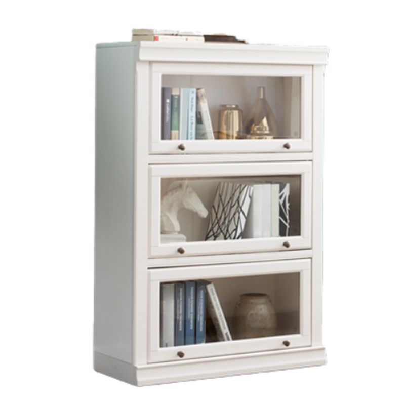 Wooden Standard Bookcase Modern Style White Colour Closed Back Bookshelf Clearhalo 'Bookcases' 'furn' 'furn_bookcases' 'Furniture' 'furniture_bookcases' 'Office Furniture' 1200x1200_aee4503a-9a8a-4503-b895-390c63398cda