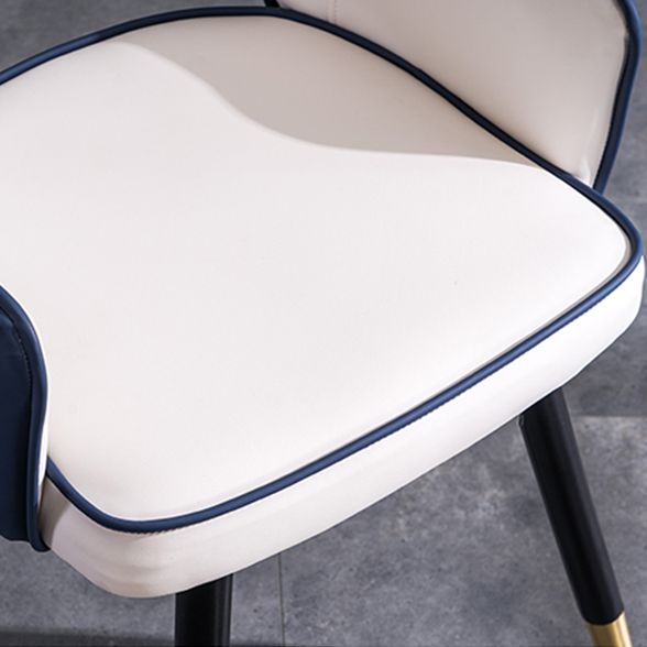 Contemporary Style Upholstered Arm Dining Chairs Open Back Dining Side Chair Clearhalo ' kitchen&dining_furn' 'Dining Chairs' 'Dining Tables & Seating' 'dining_chair' 'furn' 'furn_dining_chair' 'Furniture' 'furniture_dining_chair' 'Kitchen & Dining Furniture' 'kitchen' 1200x1200_aee5768e-678c-4096-9823-b88b6dad5399