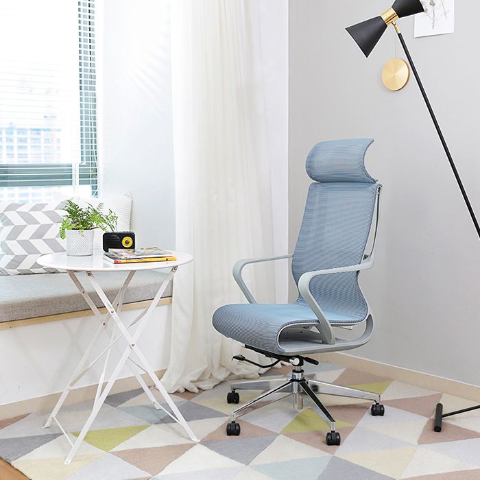 Schuif moderne bureaustoel verstelbare stoelhoogte vaste wapenstoel met wielen met wielen