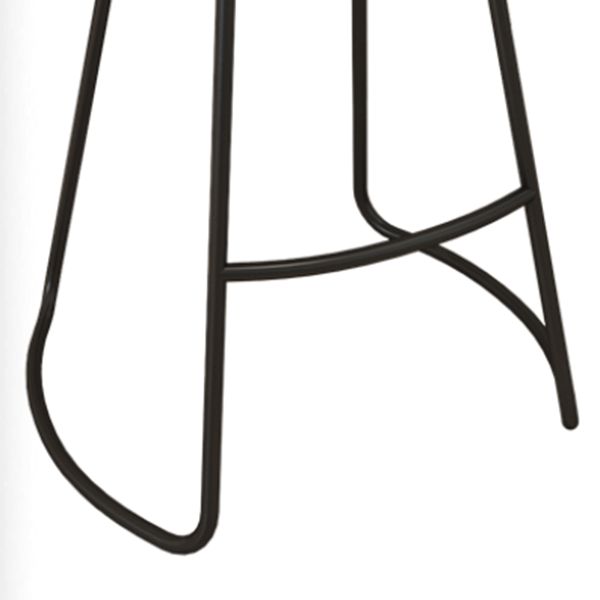 Tabouret de comptoir en bois de style bars de style industriel avec des jambes en métal pour le restaurant