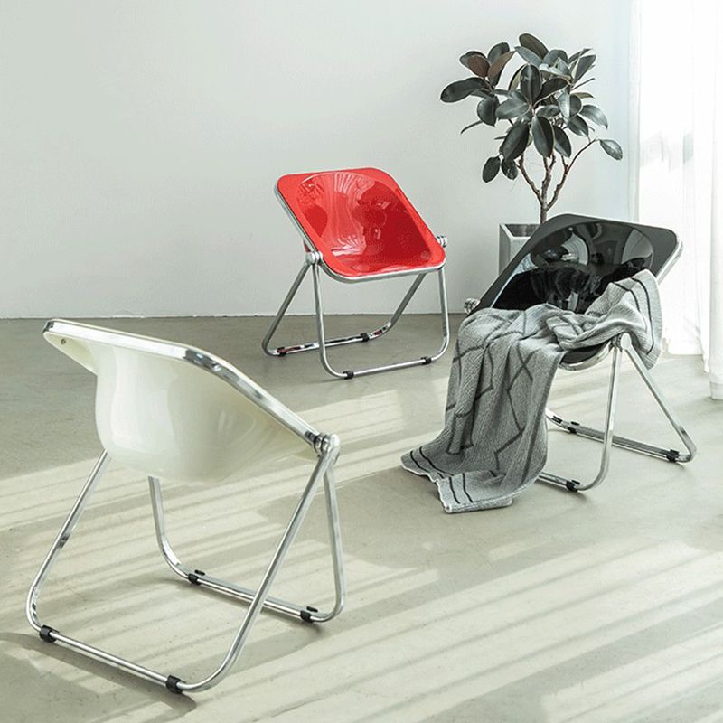 Vouwen Acryl-eetstoel stoel metalen frame binnenstoel binnen de outdoor