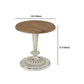 French Country Round Wooden Top Side Table Antique Brown Pedestal End Snake Table Clearhalo 'Coffee & Accent Tables' 'End & Side Tables' 'end_side_tables' 'furn' 'furn_end_side_tables' 'Furniture' 'Living Room Furniture' 1200x1200_aee98f1d-ddcb-4450-bbd9-e567386f57e1