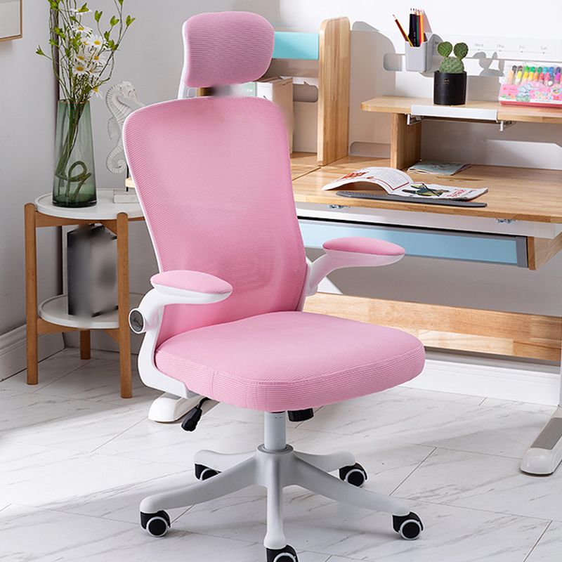 High Back Office Chair with Sponge Cushion Adjustable Arm Office Chair for Office Clearhalo 'furn' 'furn_office_chair' 'Furniture' 'furniture_office_chair' 'Office Chairs' 'Office Furniture' 'office_chair' 1200x1200_aeebad1a-e596-4947-a44f-3a71c0880854