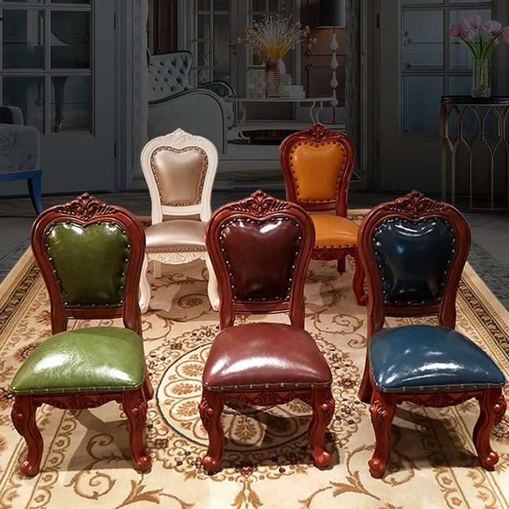 Traditional Wood Dining Armless Chair Open Back Dining Side Chair for Restaurant Clearhalo ' kitchen&dining_furn' 'Dining Chairs' 'Dining Tables & Seating' 'dining_chair' 'furn' 'furn_dining_chair' 'Furniture' 'furniture_dining_chair' 'Kitchen & Dining Furniture' 'kitchen' 1200x1200_aeec7b17-9364-47a7-ad54-1d11b11f02e5