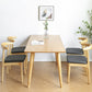 Modern Pine Wood Dining Set 1/2/3/5/7 stukken Natural Finish Dinette Set