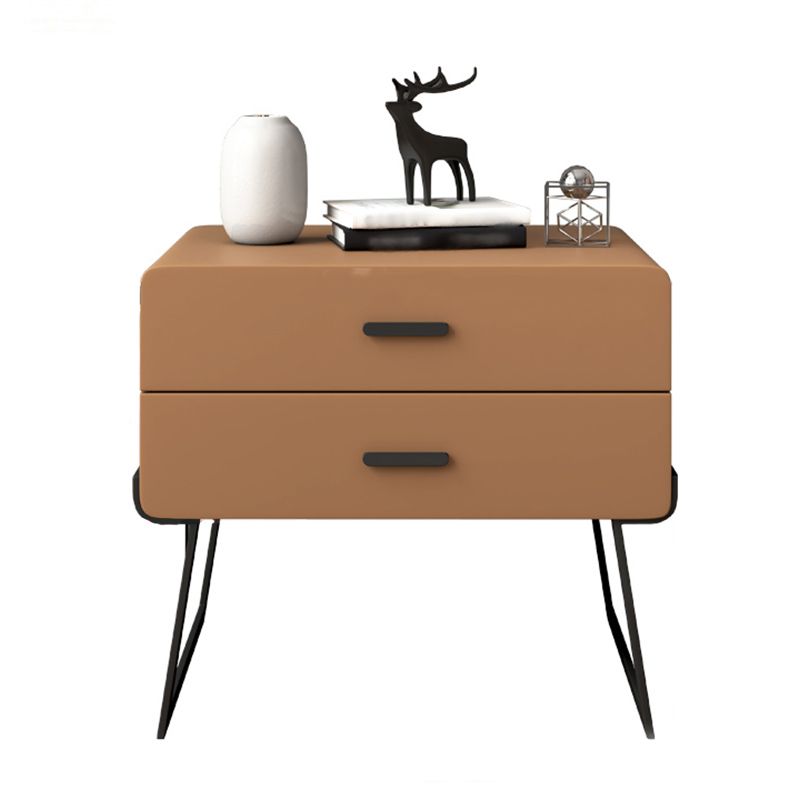 20 '' Tall Lade opslag accenttafel nachtkastje modern faux lederen nachtkastje