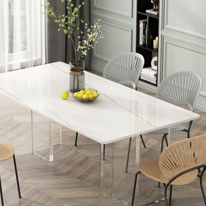 Modern Rectangle Dining Table Set 1/2/5/7 Pieces Dining Set for Home Use Clearhalo 'Dining Room Sets' 'Dining Tables & Seating' 'dining_room_set' 'furn' 'furn_dining_room_set' 'Furniture' 'furniture_dining_room_set' 'Kitchen & Dining Furniture' 1200x1200_aeef4cfb-bfe0-48f2-a4e5-2024ddd1669f