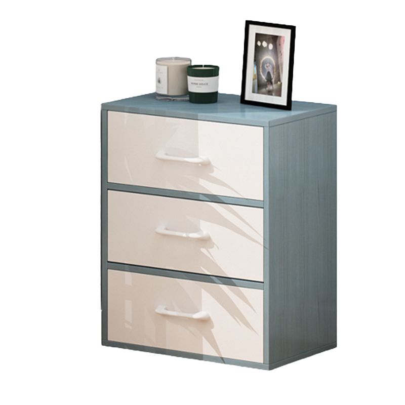 Contemporary Rectangle Gloss Finish with Drawer Chest,18.9" L Clearhalo 'Cabinets & Chests' 'cabinets_chests' 'furn' 'furn_cabinets_chests' 'Furniture' 'Living Room Furniture' 1200x1200_aef09656-8a97-47bf-a2bd-6f3bd996720e