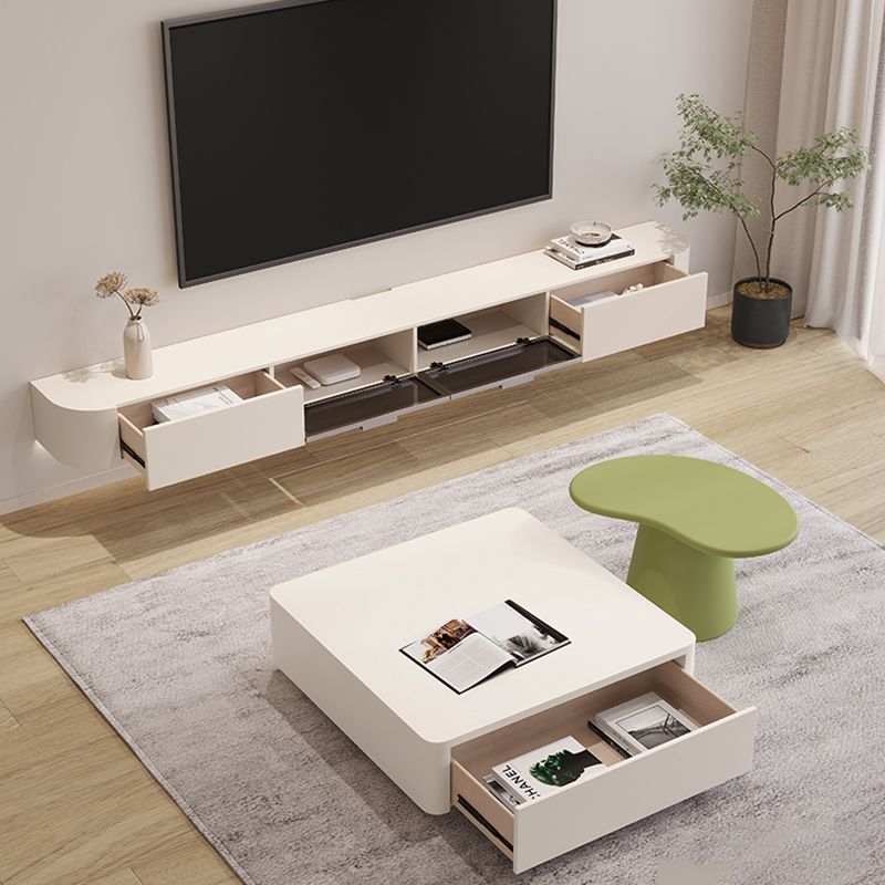 Console multimediale contemporanea Console porta TV a parete con cassetti