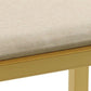 Contemporary Upholstered Bench Home Rectangle Seating Bench with Metal Legs Clearhalo 'Benches' 'Chairs & Seating' 'furn' 'furn_benches' 'Furniture' 'Living Room Furniture' 1200x1200_aef22d2d-c075-4c68-840a-273af147b82b