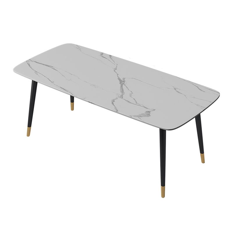 Sintered Stone Dining Table Modern 4 Legs Dining Table for Home Use Clearhalo ' dining_table' 'Dining Tables & Seating' 'Dining Tables' 'furn' 'furn_dining_table' 'Furniture' 'furniture_dining_table' 'Kitchen & Dining Furniture' 'kitchen&dining_furn' 'kitchen' 'kitchen_dining_table' 1200x1200_aef34ae0-4145-4aa9-9445-c0e49d3e0a12