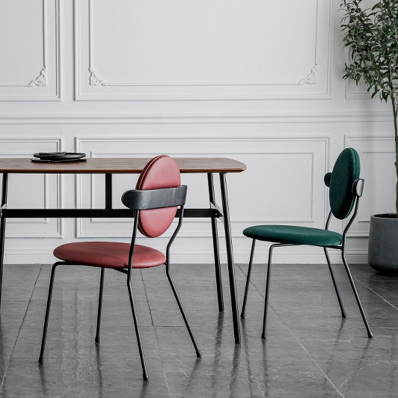 Minimalist Design Armless Open Back Chairs for Home Upholstered Side Chair Clearhalo 'Dining Chairs' 'Dining Tables & Seating' 'dining_chair' 'furn' 'furn_dining_chair' 'Furniture' 'furniture_dining_chair' 'Kitchen & Dining Furniture' 1200x1200_aef36159-fc61-4c01-b4b5-2ef5d19fa9b3