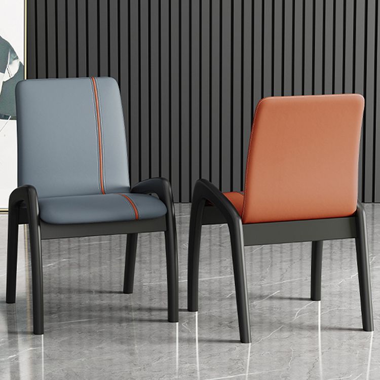 Modern Wood Dining Armless Chair Upholstered Side Chairs for Restaurant (Set of 2) Clearhalo ' kitchen&dining_furn' 'Dining Chairs' 'Dining Tables & Seating' 'dining_chair' 'furn' 'furn_dining_chair' 'Furniture' 'furniture_dining_chair' 'Kitchen & Dining Furniture' 'kitchen' 1200x1200_aef3ab63-0da5-48af-922b-a9ff44ace755