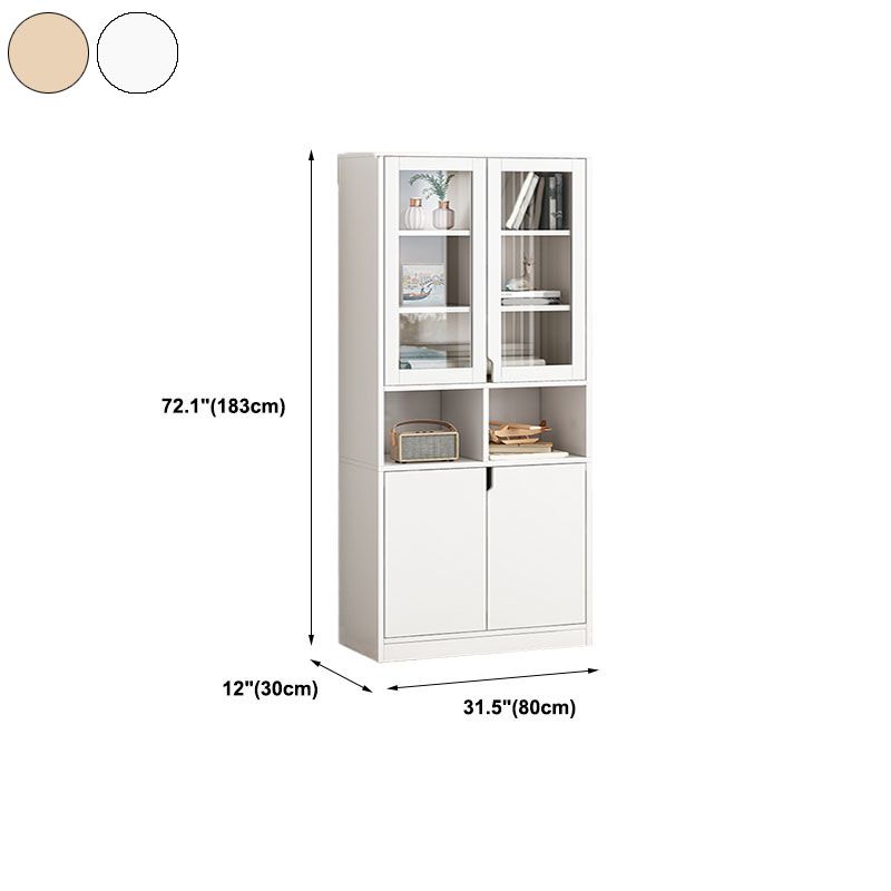 Closed Wooden Bookcase Modern Home Living Room Bedroom Standard Bookshelf Clearhalo 'Bookcases' 'furn' 'furn_bookcases' 'Furniture' 'Office Furniture' 1200x1200_aef61d2f-ef6d-42b6-bac6-8f07518fa3bb