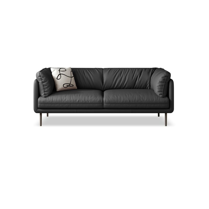Glam Cushions Standard Pillow Top Arm Stationary Settee for Living Room Clearhalo 'furn' 'furn_sofas' 'Furniture' 'furniture_sofas' 'Living Room Furniture' 'Sofa' 'sofas' 1200x1200_aef67100-8847-4fd7-9c0c-c4f211d6add9