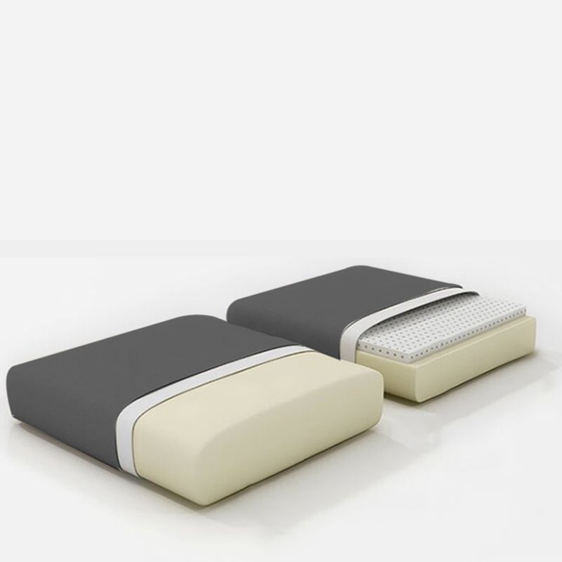 Faux Leather Contemporary Beige Sofa/Sectional for Living Room Clearhalo 'furn' 'furn_sectionals' 'Furniture' 'furniture_sectionals' 'kitchen' 'kitchen_sectionals' 'Living Room Furniture' 'Sectionals' 1200x1200_aef8d2f9-5509-409f-b122-a97e31ae13a7