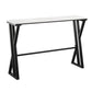 White Modern Style Rectangle Bar Table in Faux Marble and Metal Table Kitchen Bar Table Clearhalo 'Bar Furniture' 'Bar Tables' 'bar_tables' 'furn' 'furn_bar_tables' 'Furniture' 'furniture_bar_tables' 'Kitchen & Dining Furniture' 1200x1200_aef9dbdf-b49c-45ae-bdbf-0b408ddb719a