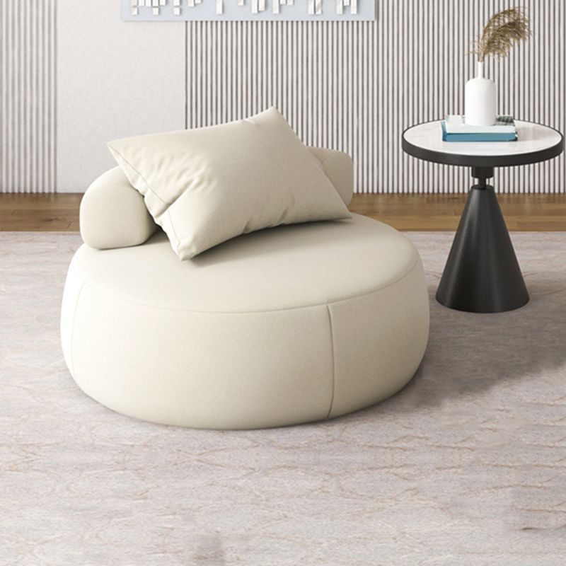 Faux Leather Chair Armless Solid Wood Frame Chair for Living Room Clearhalo 'Accent Chairs' 'accent_chairs' 'Chairs & Seating' 'furn' 'furn_accent_chairs' 'Furniture' 'Living Room Furniture' 1200x1200_aef9f4f9-4291-45c1-ba37-5126092ef672