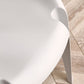 Modern Open Back Side Chair Plastic Arm Chair for Dining Room Bedroom