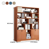 Floor Standard Bookshelf with Drawer Living Room Wooden Bookcase Rack Shelf