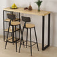 1/3 Pieces Modern Rectangular Pub Table Set Wooden Counter Table with High Stools Clearhalo 'Bar Furniture' 'furn' 'furn_home_bar_bar_sets' 'Furniture' 'Home Bars & Bar Sets' 'home_bar_bar_sets' 'Kitchen & Dining Furniture' 1200x1200_aefbb6f0-6667-43d4-a5f0-b9f07e5b9a5f