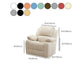 Solid Color Faux Leather Standard Recliner Manual- Lever Recliner Chair Clearhalo 'Chairs & Seating' 'furn' 'furn_recliners' 'Furniture' 'Living Room Furniture' 'Recliners' 1200x1200_aefbe11b-1204-48c8-86e9-5ca8710ed869