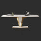 Luxurious Sintered Stone Dining Set Rectangle 1/4/5/7 Pieces Dinette Table Set in White Clearhalo 'Dining Room Sets' 'Dining Tables & Seating' 'dining_room_set' 'furn' 'furn_dining_room_set' 'Furniture' 'Kitchen & Dining Furniture' 1200x1200_aefd929b-2087-42b9-9f35-ba4ceb6be5f6