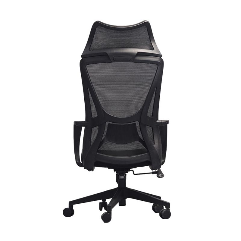 Tarea de silla de brazo de microfibra ajustable contemporánea silla de espalda alta