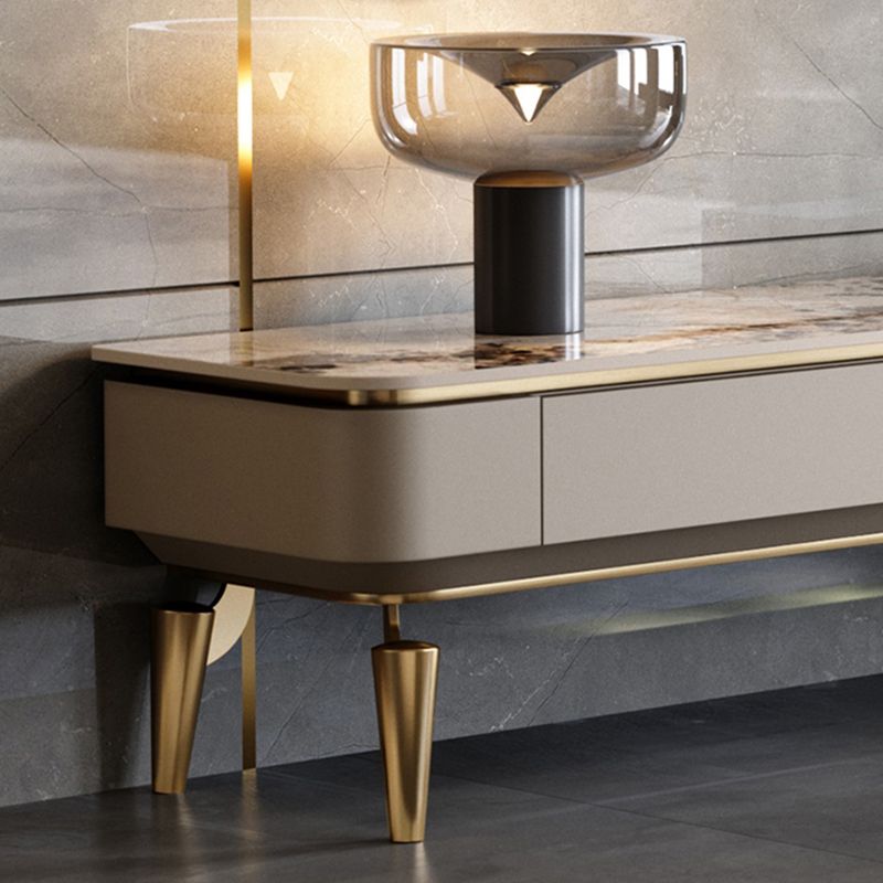 Enclosed Storage TV Media Console Glam Media Console with 3 Drawers Clearhalo 'furn' 'furn_tv_stands_entertainment_centers' 'Furniture' 'Living Room Furniture' 'TV Stands & Entertainment Centers' 'TV Stands & Media Storage Furniture' 'tv_stands_entertainment_centers' 1200x1200_aeff80c4-bbf7-49c2-93df-0648b38da687