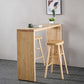Table de bar en bois moderne, plateau en bois massif, Table de bistro, pour salon